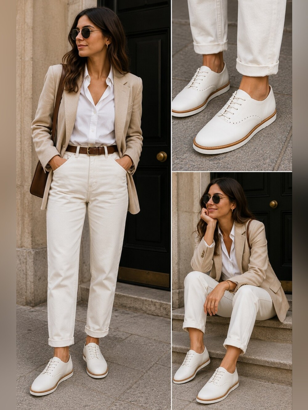 The Office of Angela Scott Mr. Simone Oxford Wedge Sneaker
